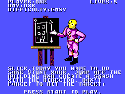 Crash Dummies screenshot 3 for Sega Master System